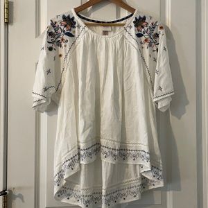 Knox Rose floral print scoop neck top XL